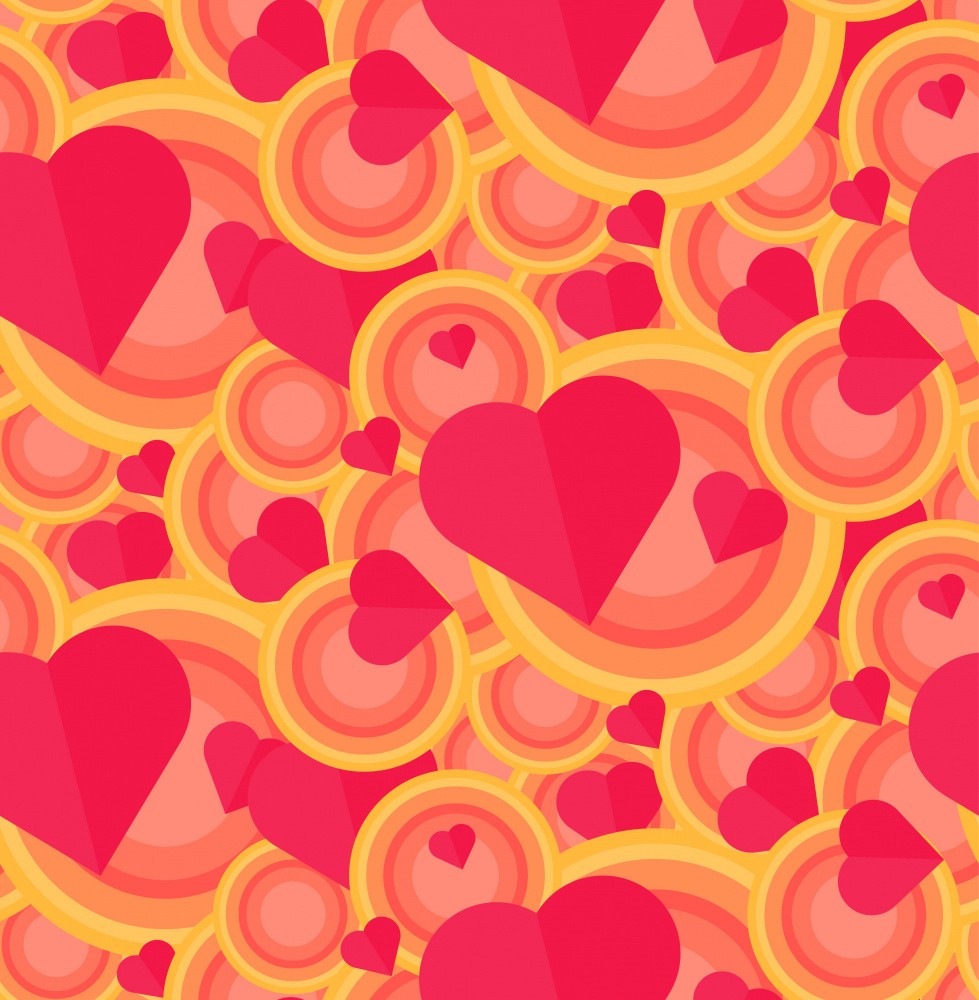 Romantic Red Hearts