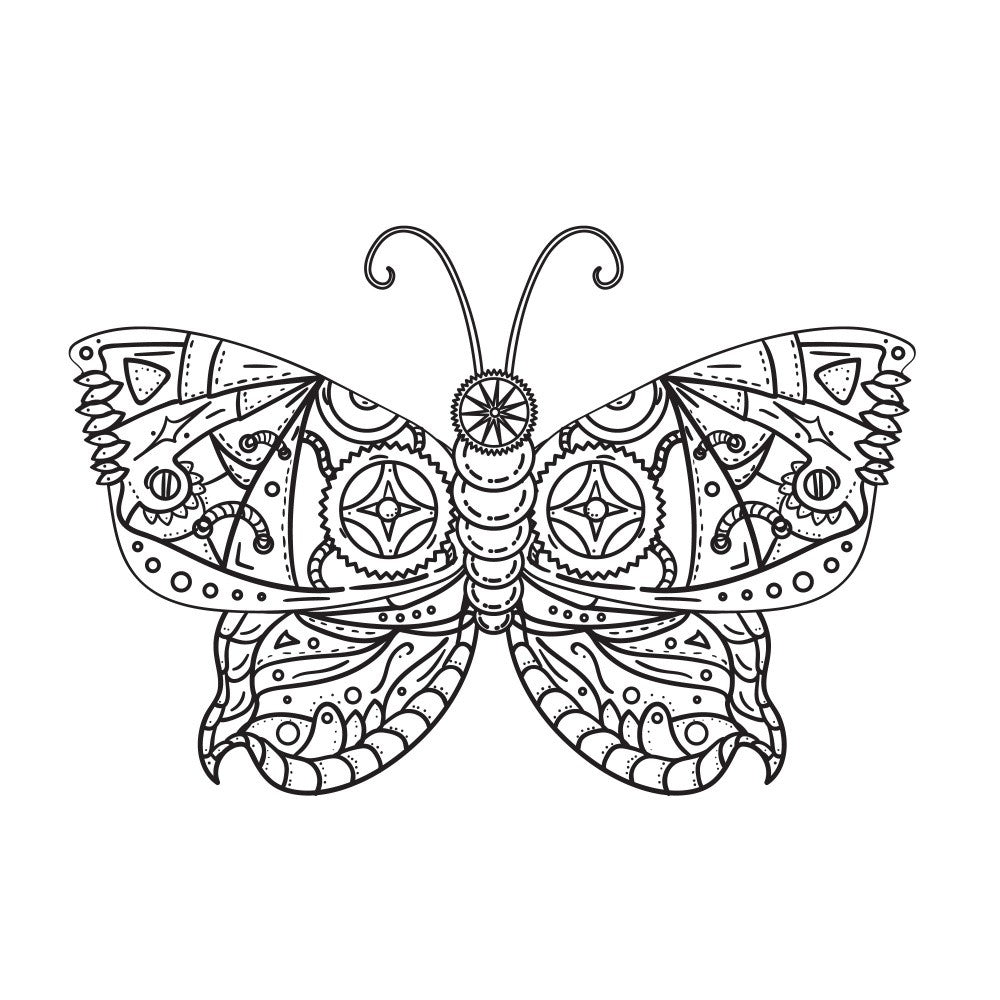 Steampunk Butterfly Art