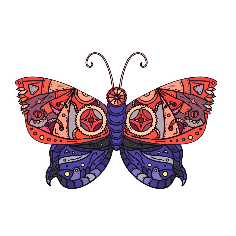 Steampunk Butterfly Art
