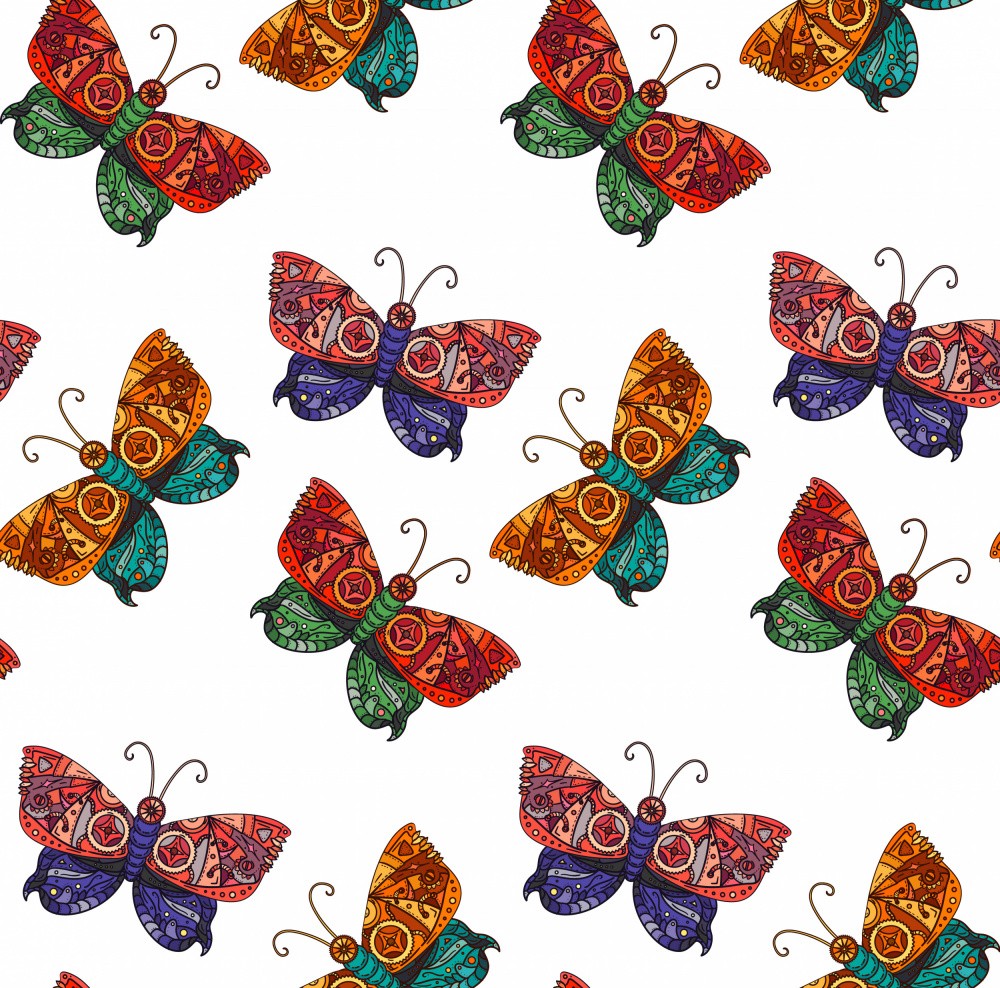 Steampunk Butterfly Art