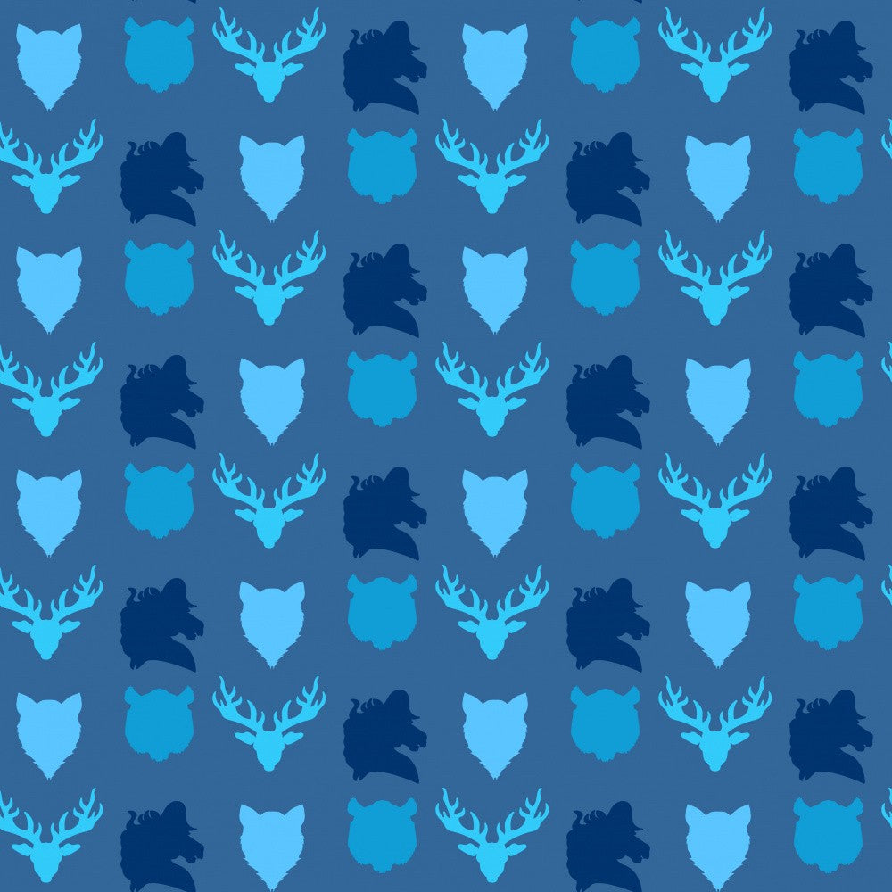 Wild Animals Heads Pattern