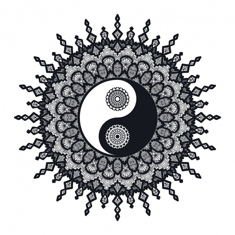 Yin Yang Mandala Art