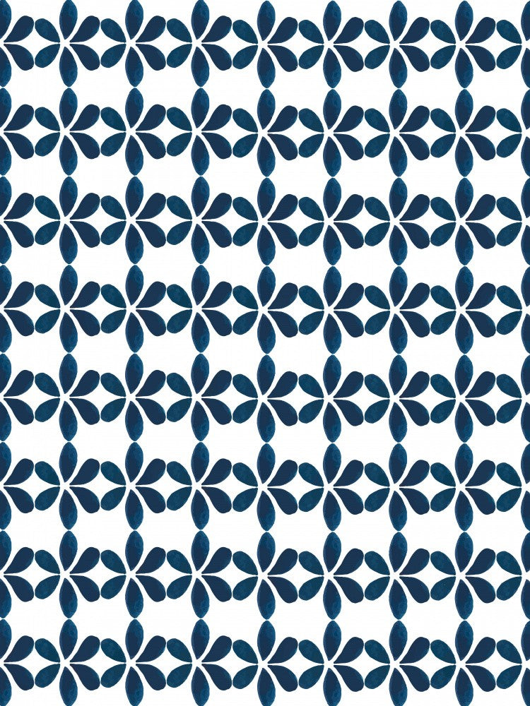 Blue Flowers Pattern