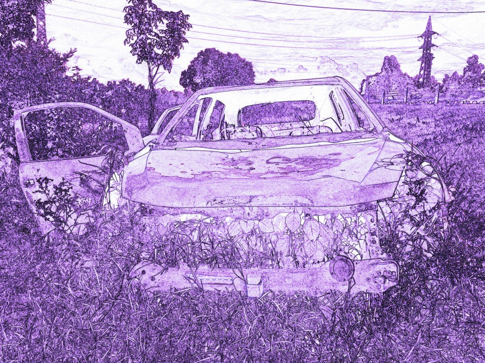 Violette Verlassenheit