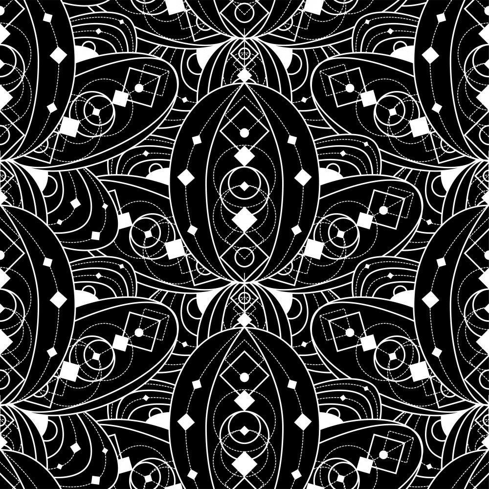 Black And White Geometric Shapes