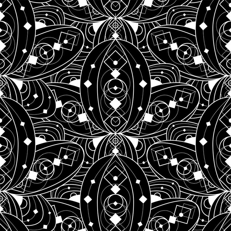 Black And White Geometric Shapes