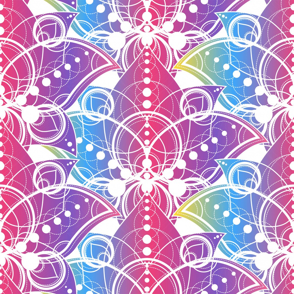 Mandala Inspired Geometric Pattern