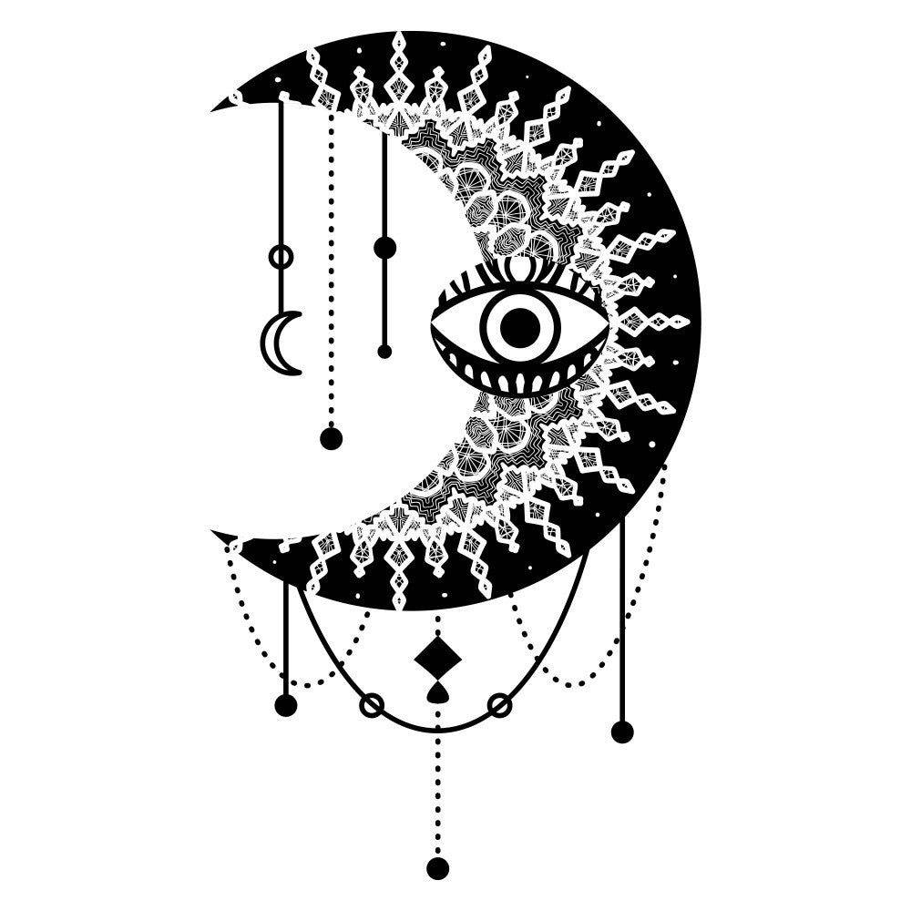 Crescent Moon with an Eye