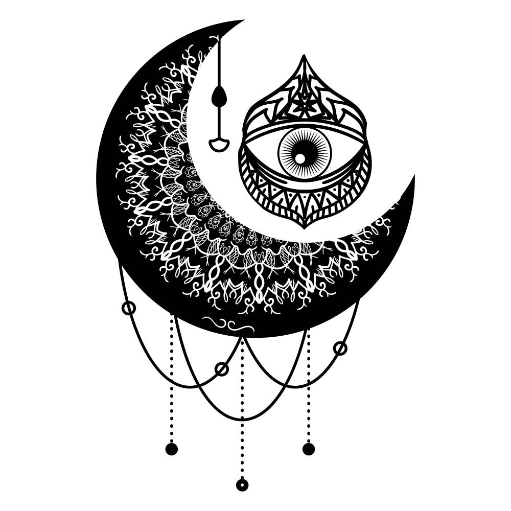 Crescent Moon with an Eye