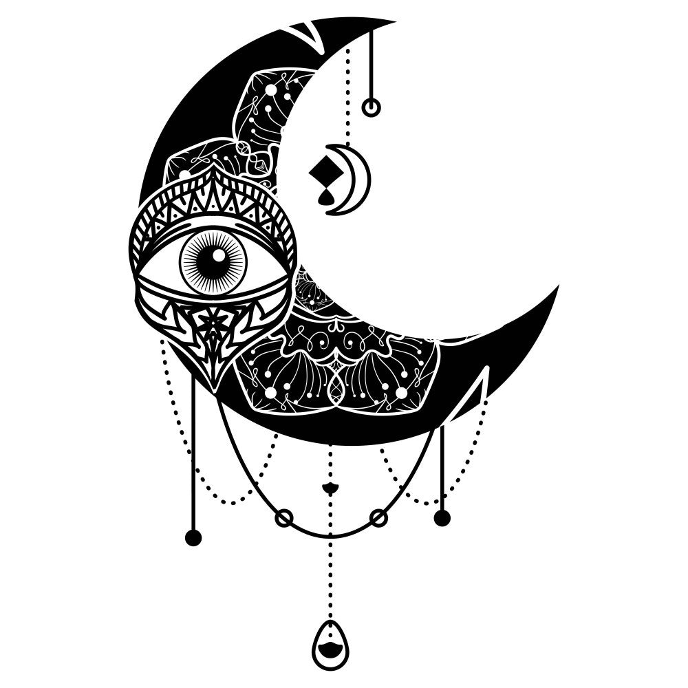 Crescent Moon with an Eye