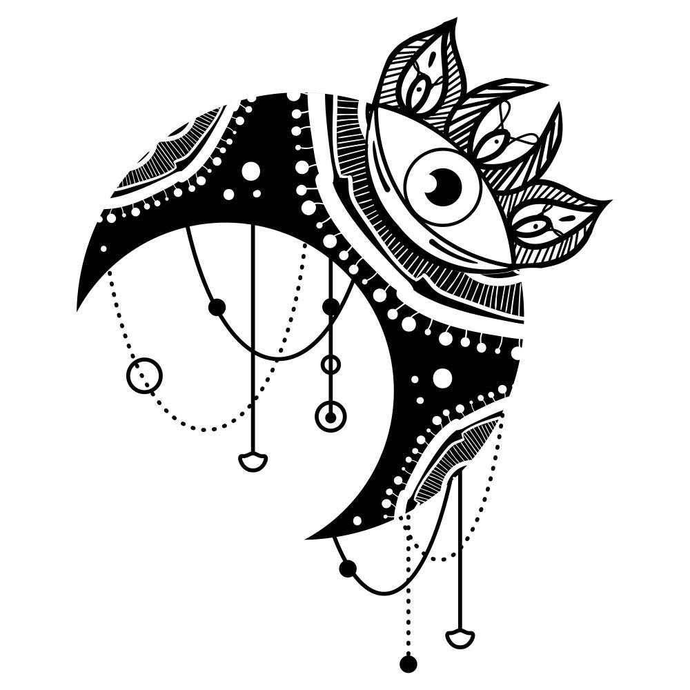 Crescent Moon with an Eye