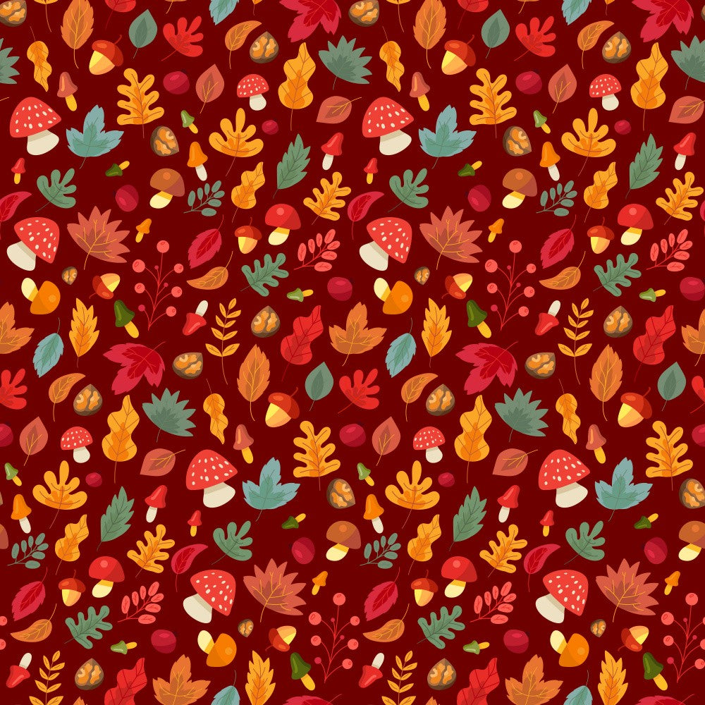 Autumn Leaves Mushrooms