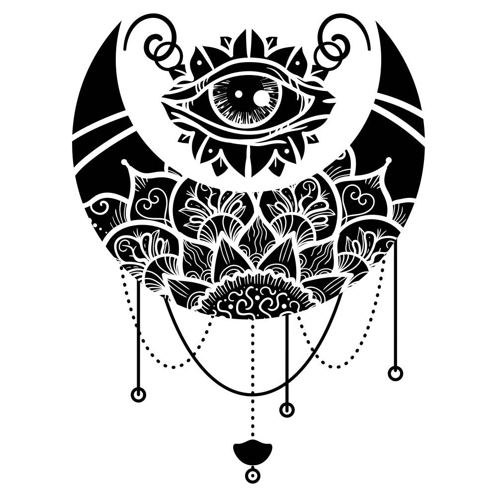 Crescent Moon with an Eye