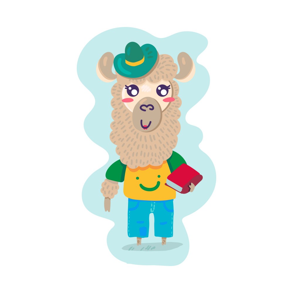 Stylish Llama Reader