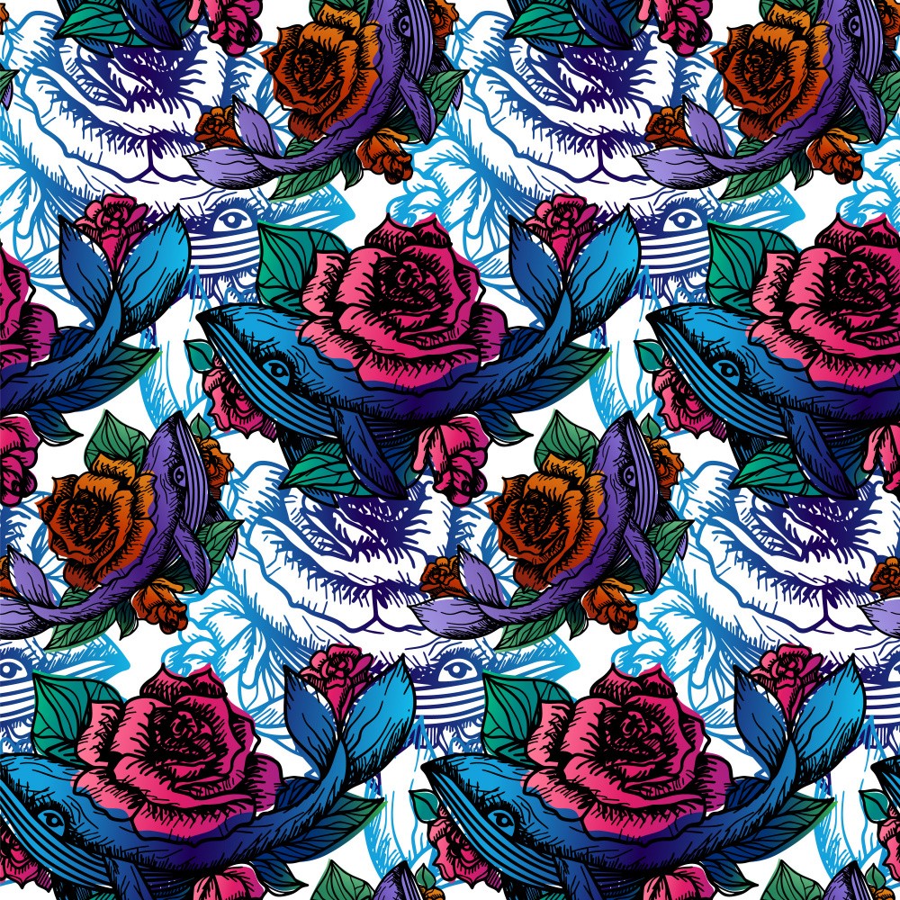Floral Ocean Harmony