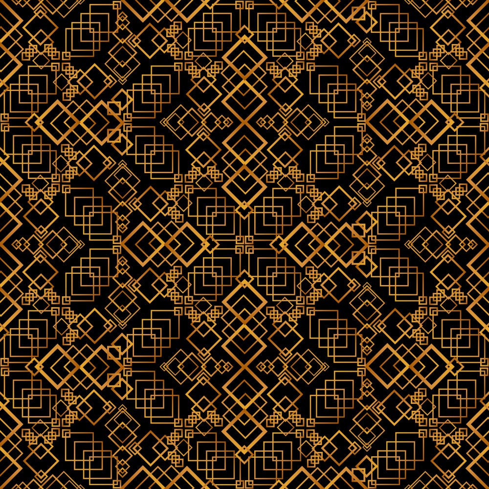 Golden Maze Pattern