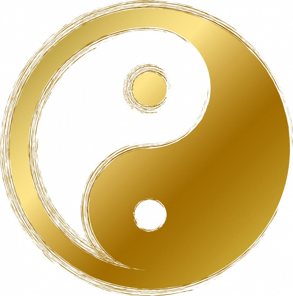 Grunge Gold Religion Yinyang