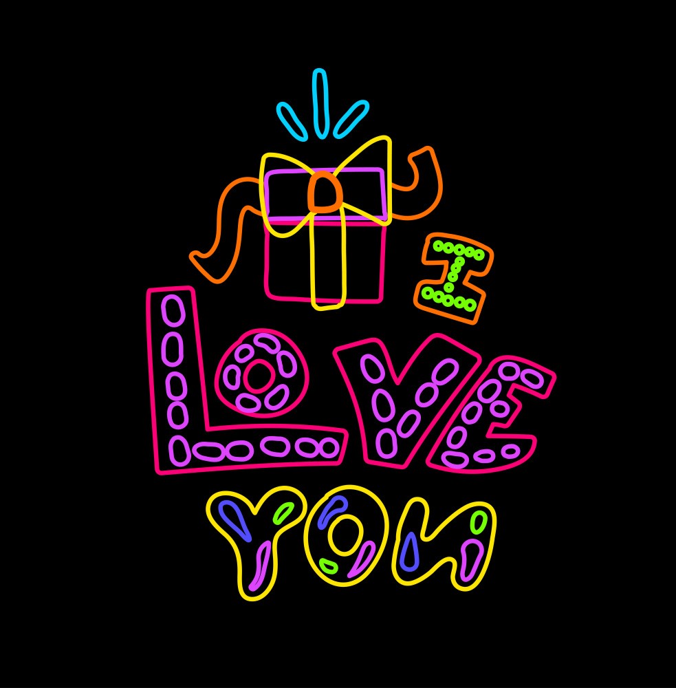 Neon Love Gift