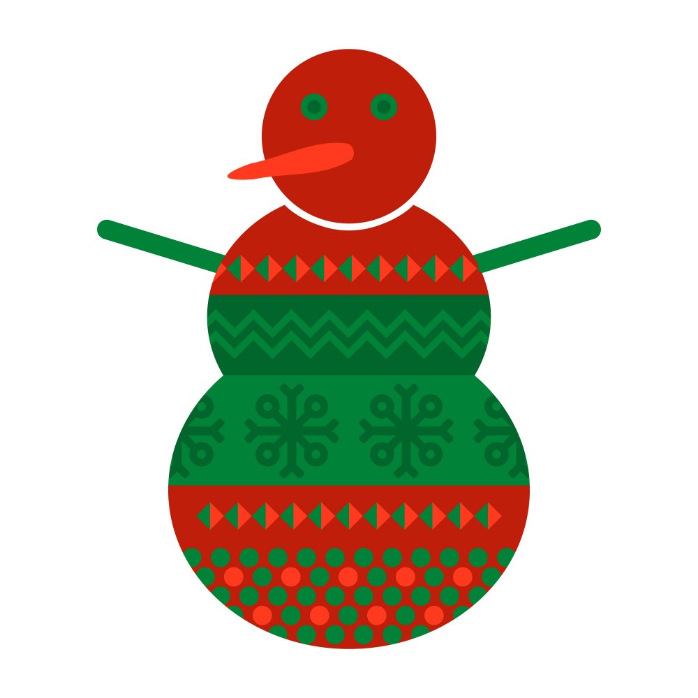 Festive Snowman Charm