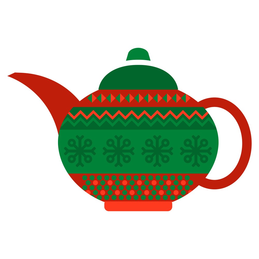 Festive Teapot Design