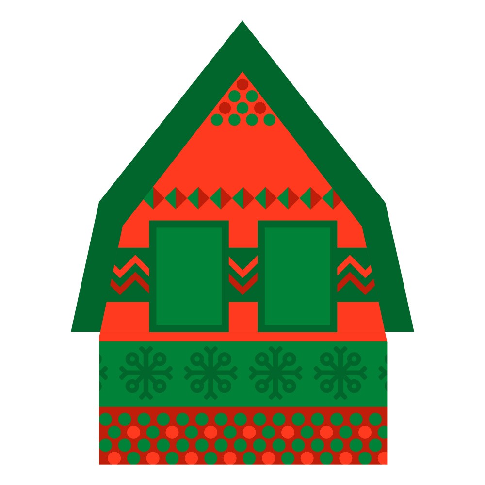 Festive House Motif