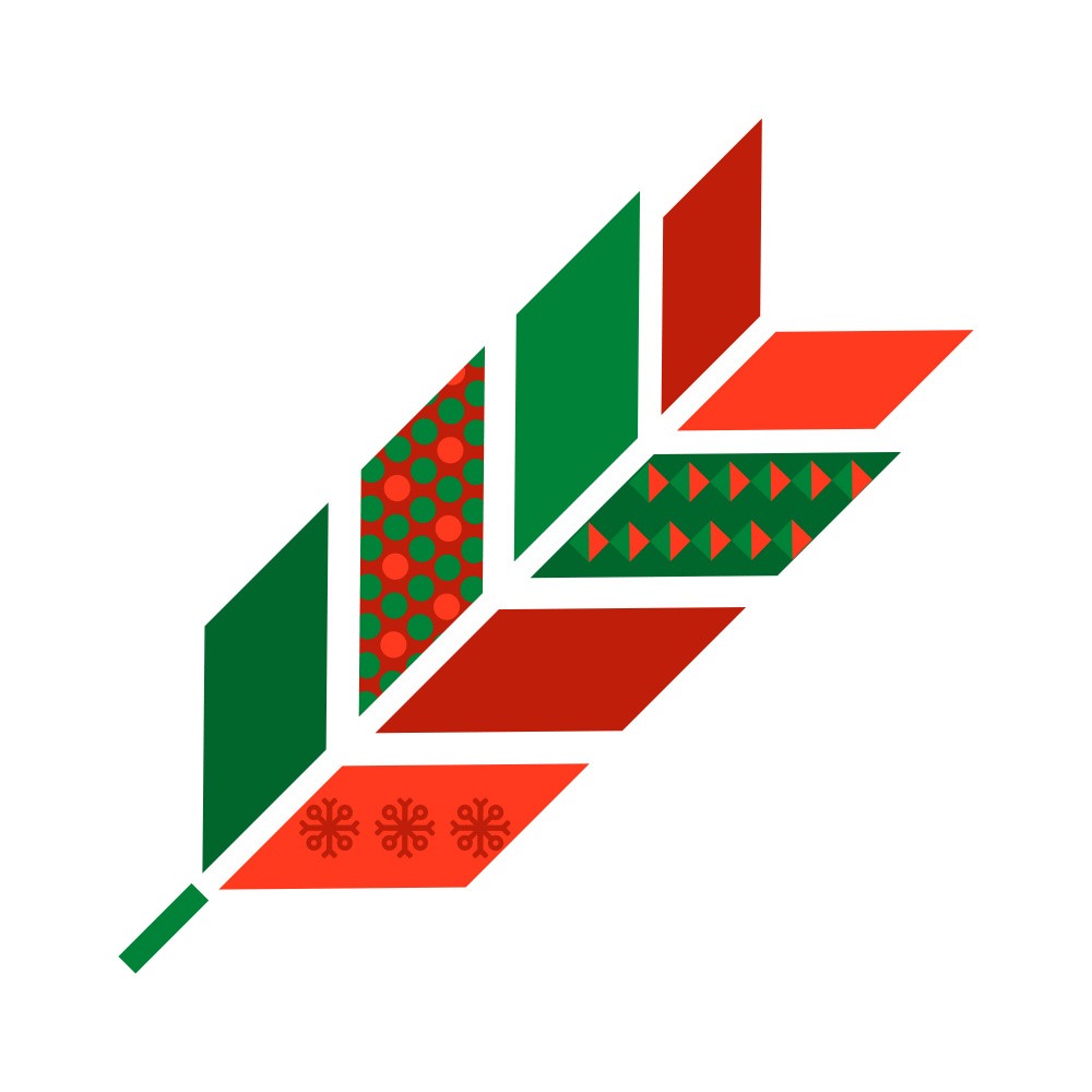 Colorful Geometric Arrow