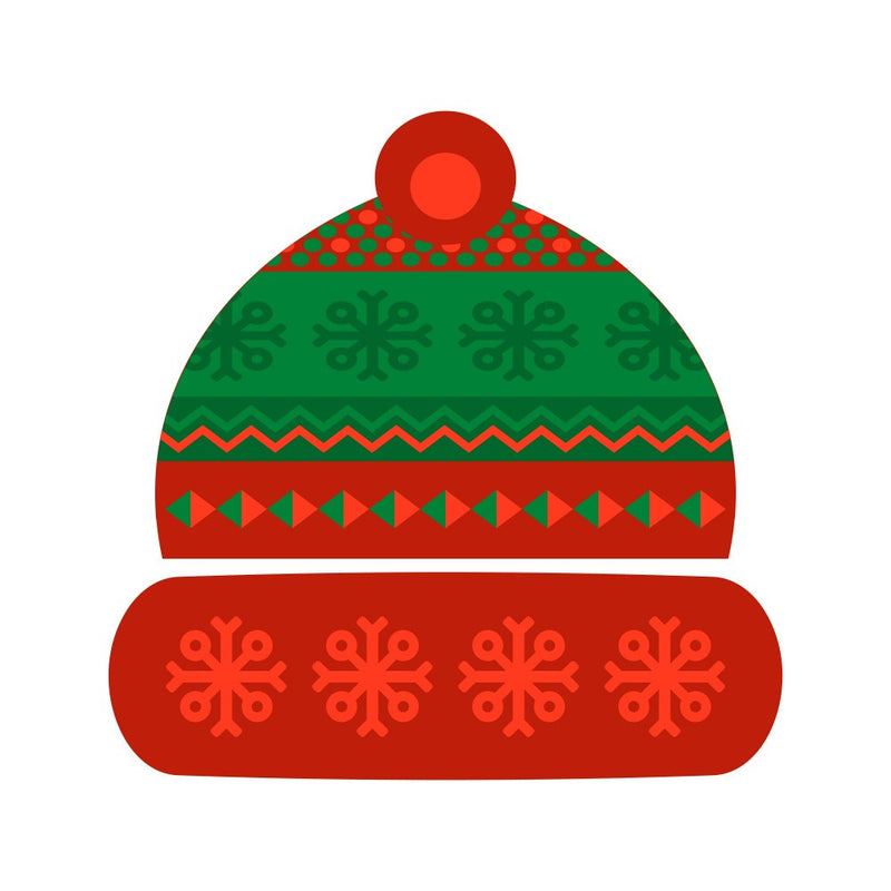 Festliche Wintermütze
