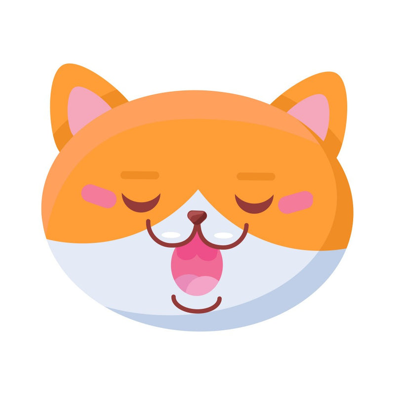 Blissful Kitty Face