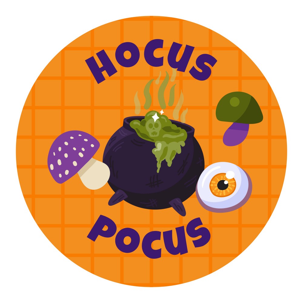 Halloween cartoon sticker