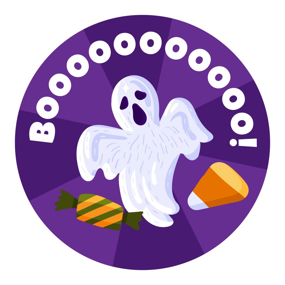 Halloween cartoon sticker