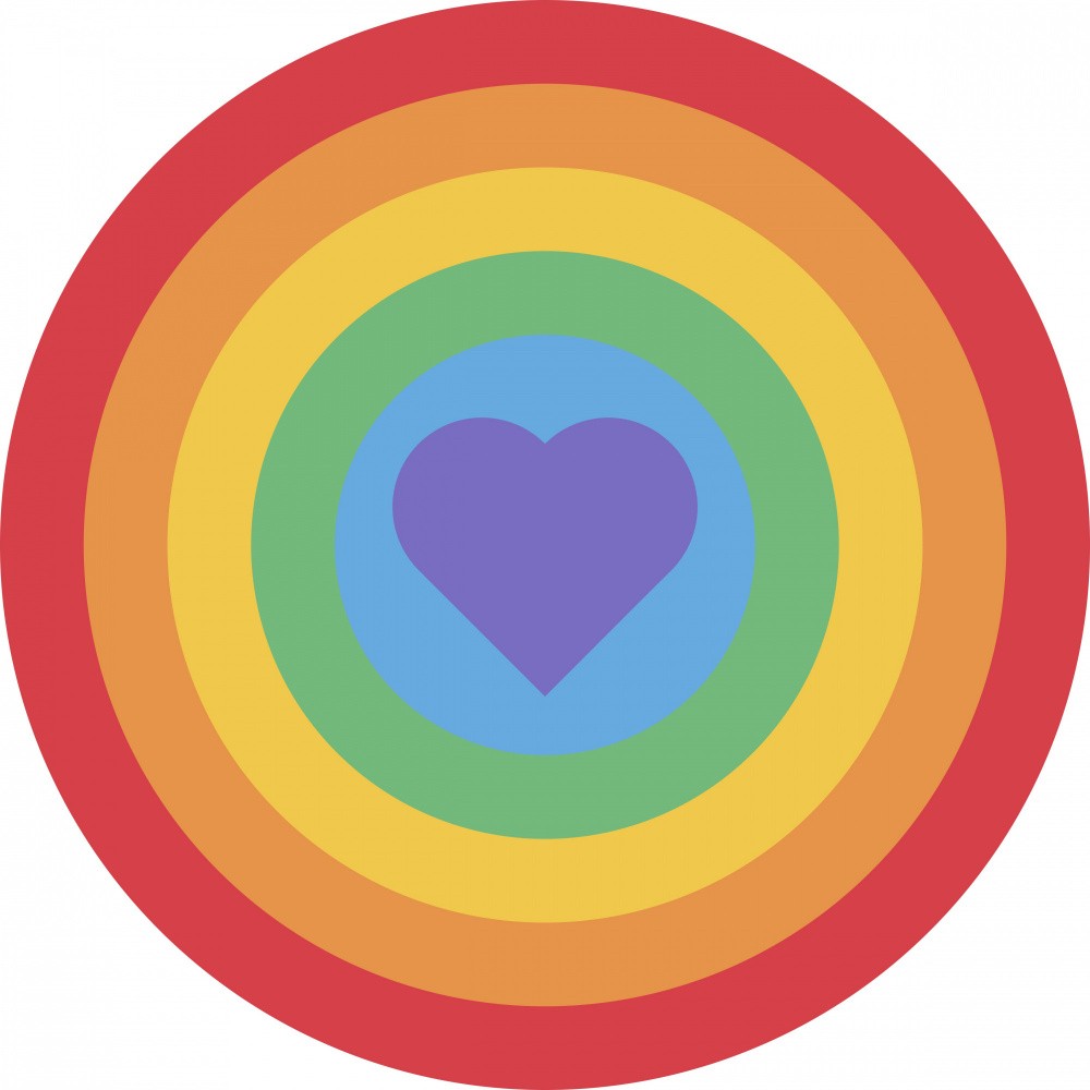 Rainbow Heart Aura