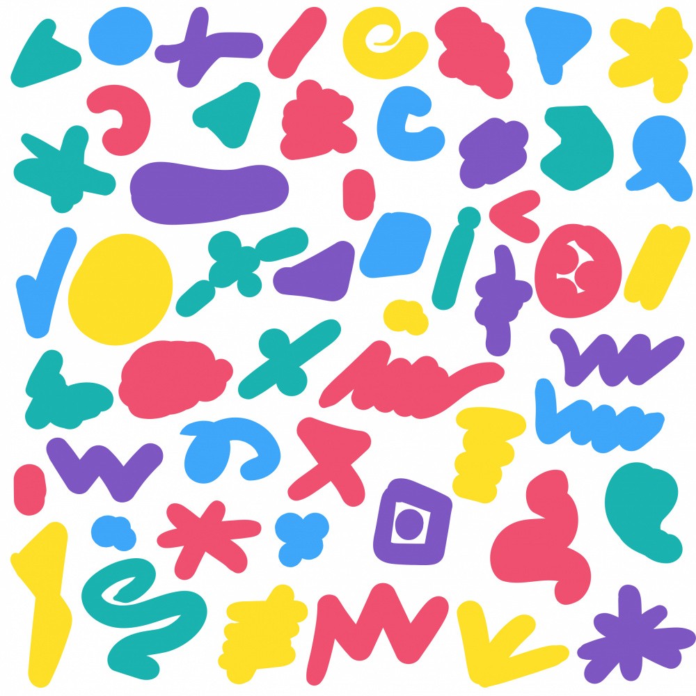 Colorful Shapes and Symbols