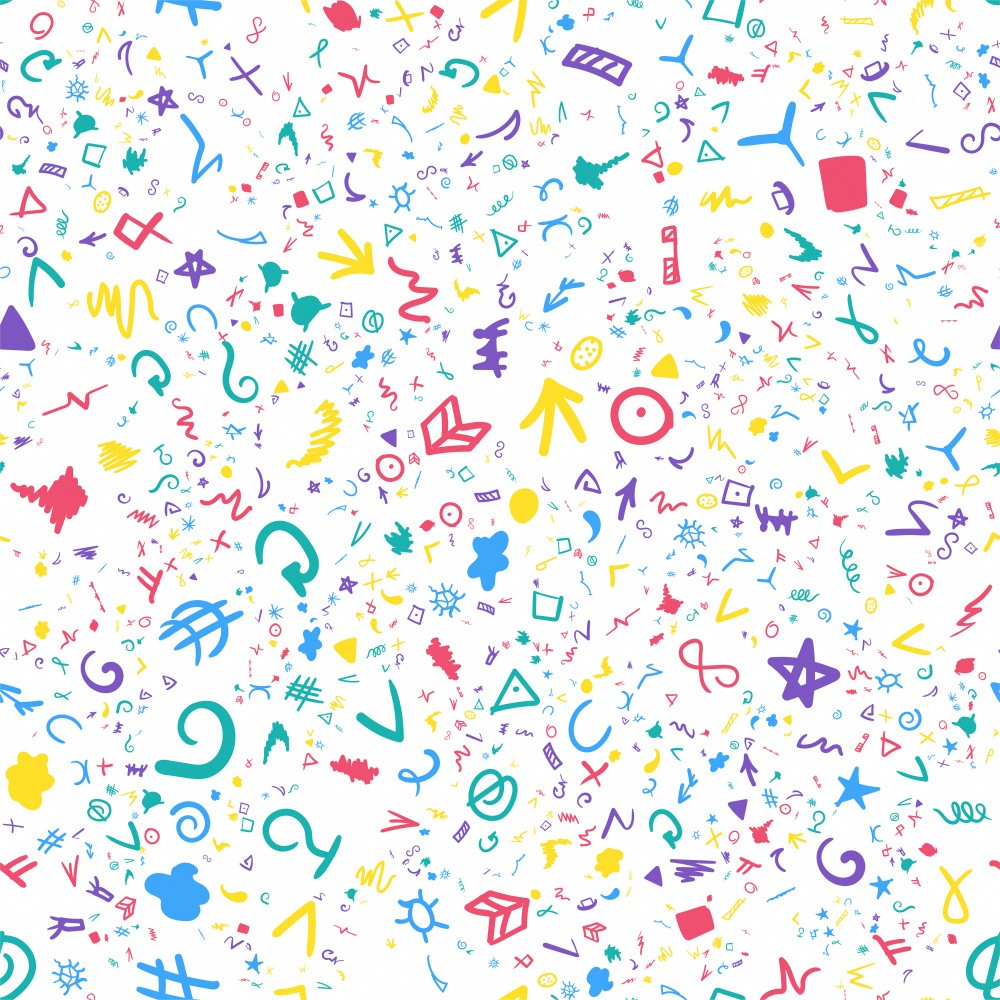 Colorful Shapes and Symbols