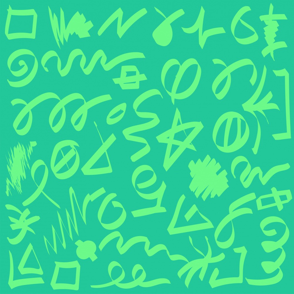 Neon Glyphs Dance