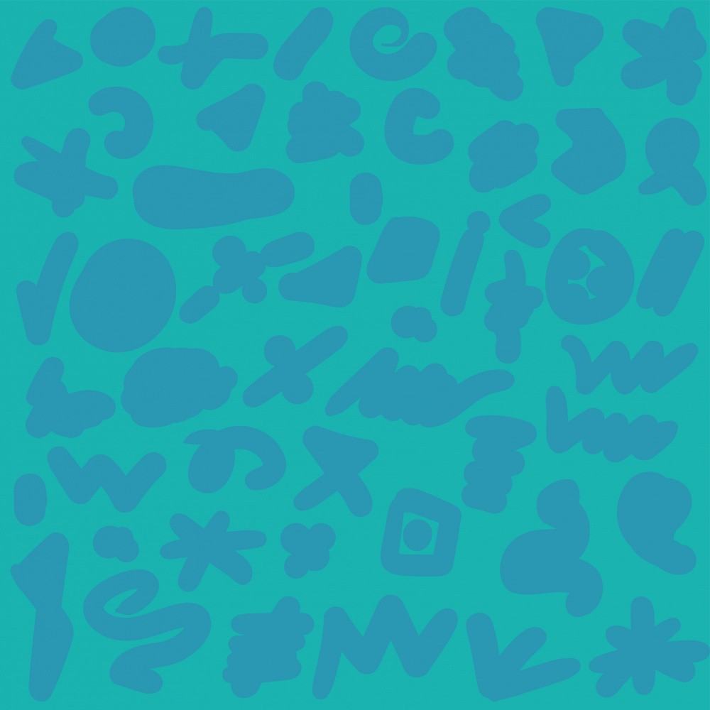 Abstract Teal Forms
