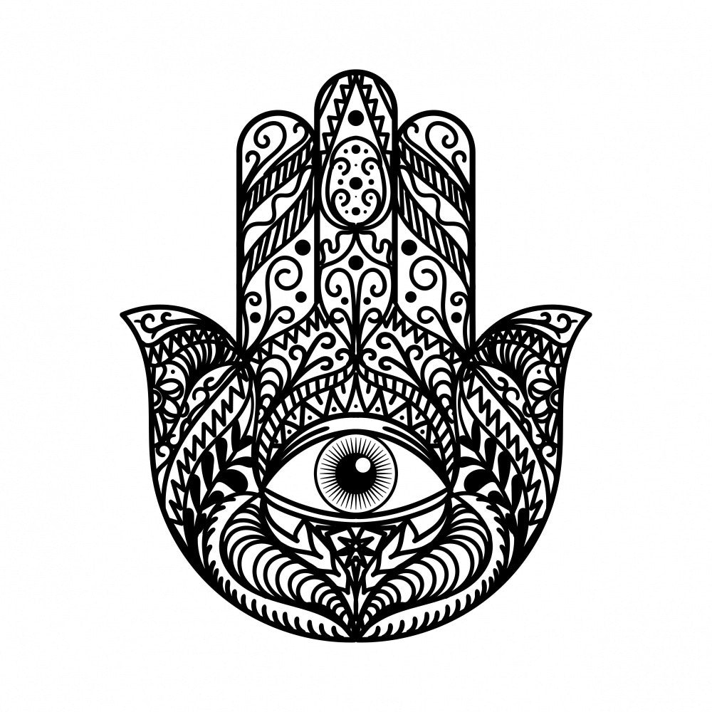 Ornate Eye of Hamsa