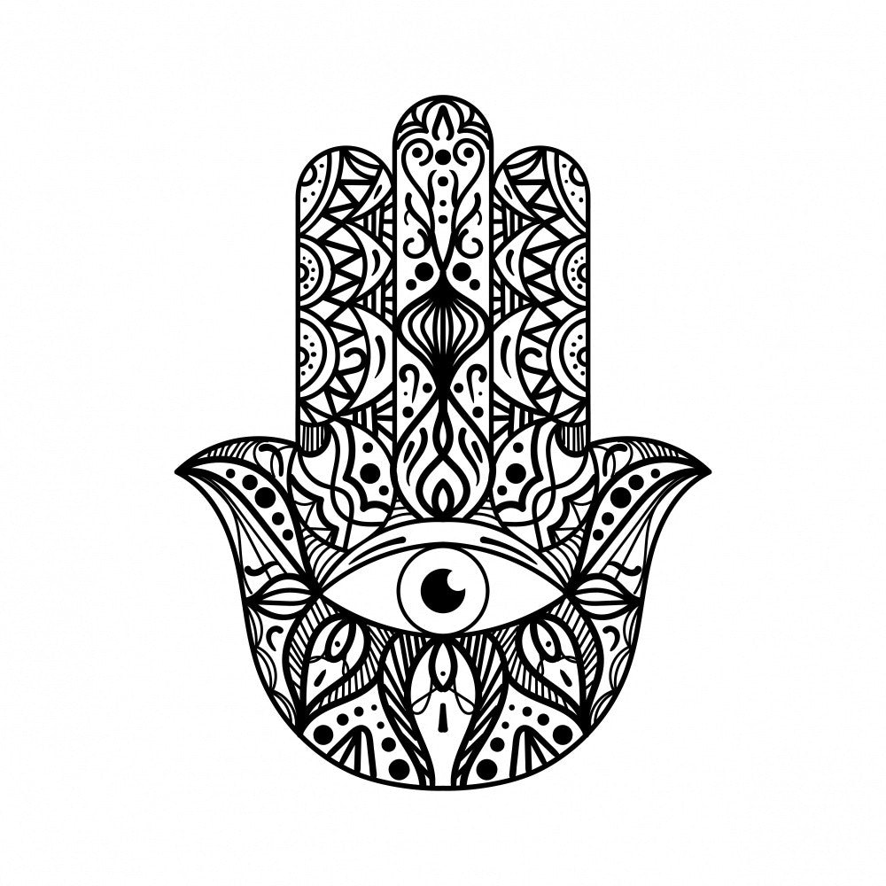 Hamsa Hand Art