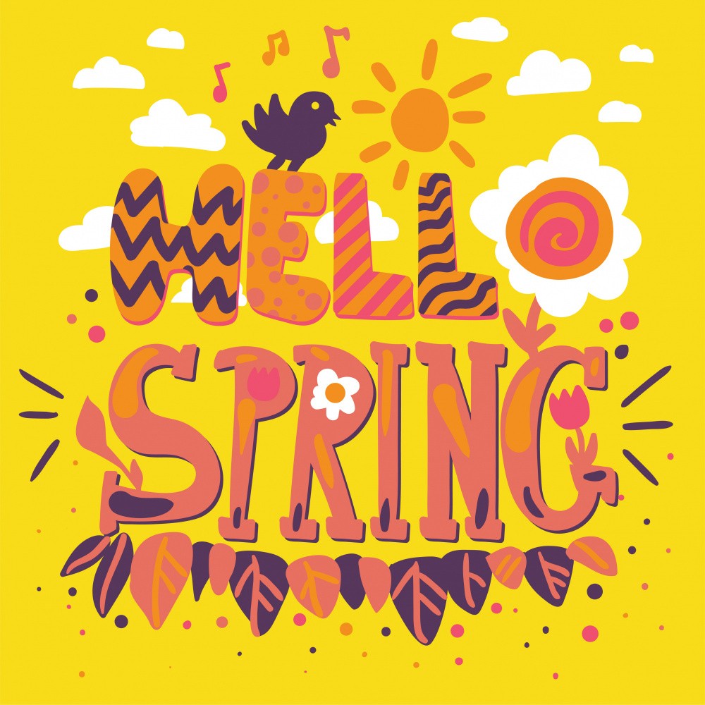 Hello Spring Banner
