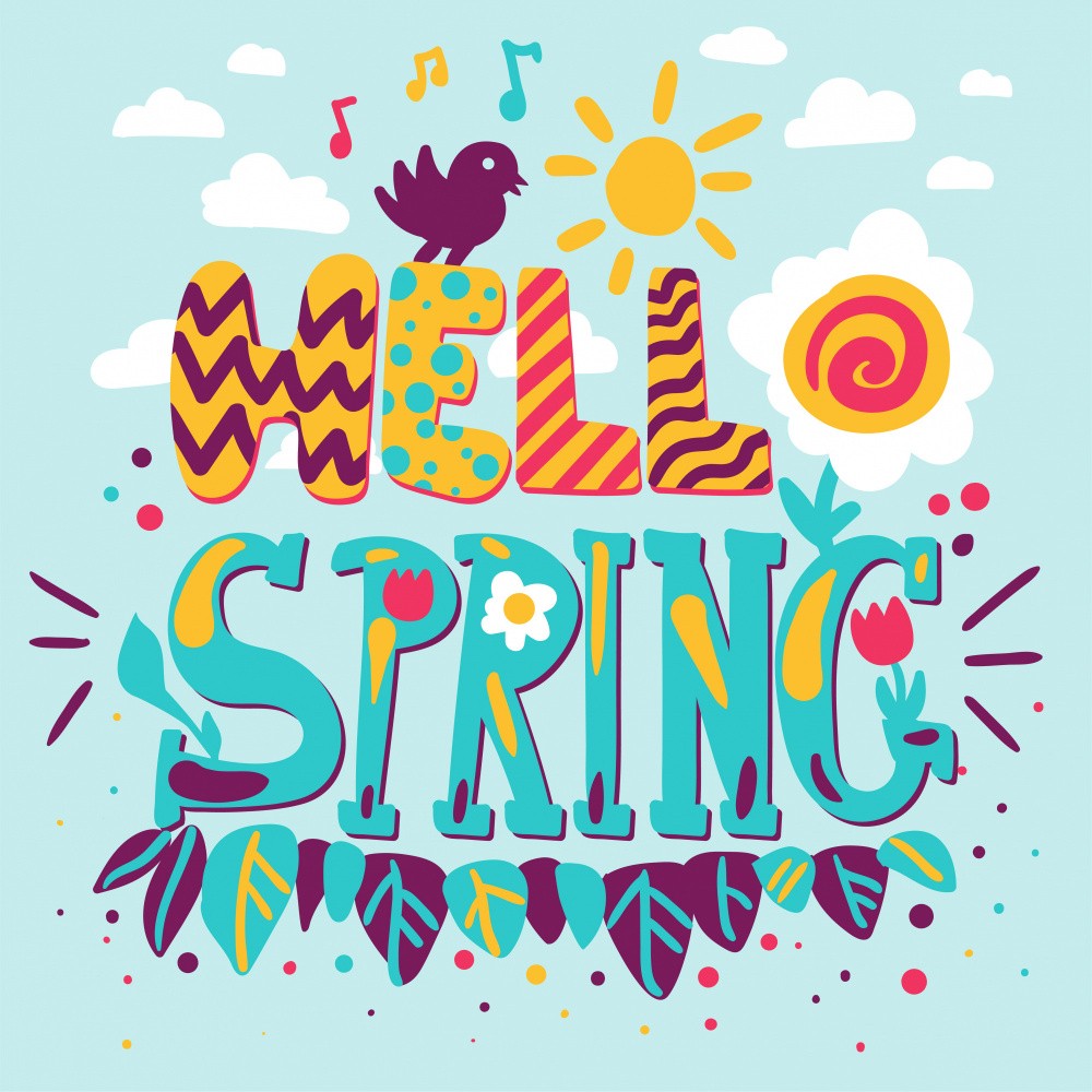 Hello Spring Banner