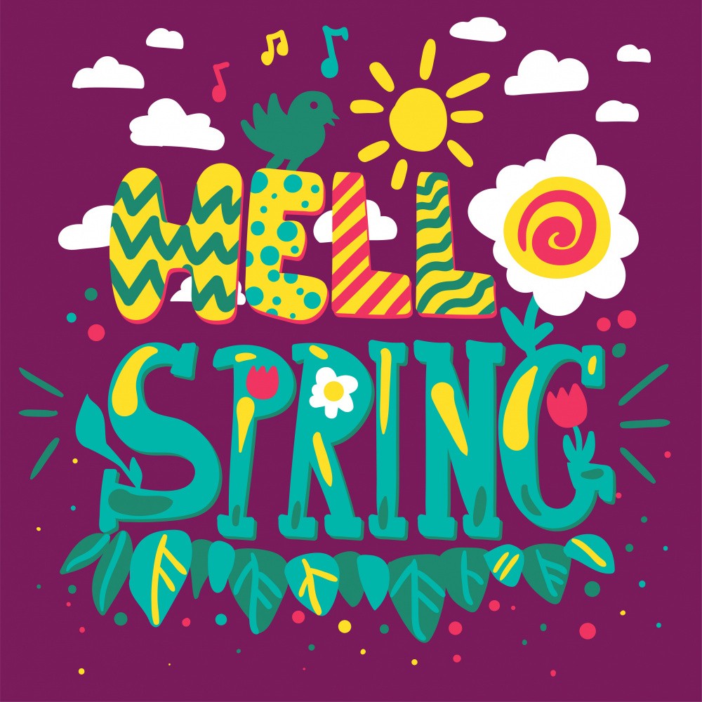 Hello Spring Banner