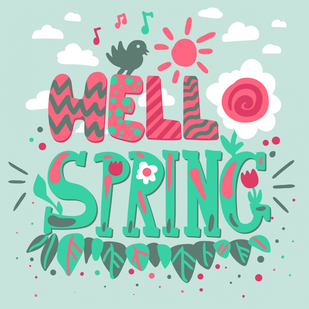 Hello Spring Banner