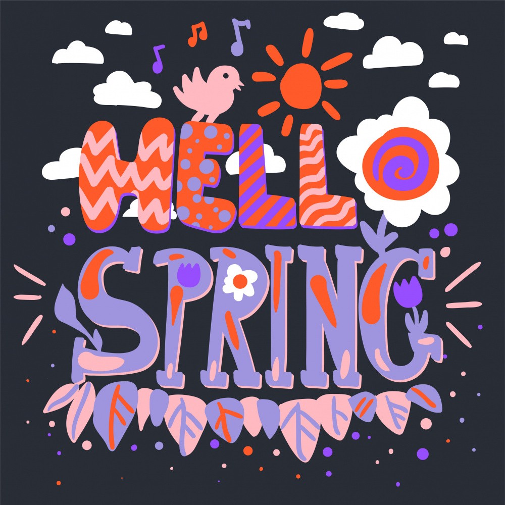 Hello Spring Banner