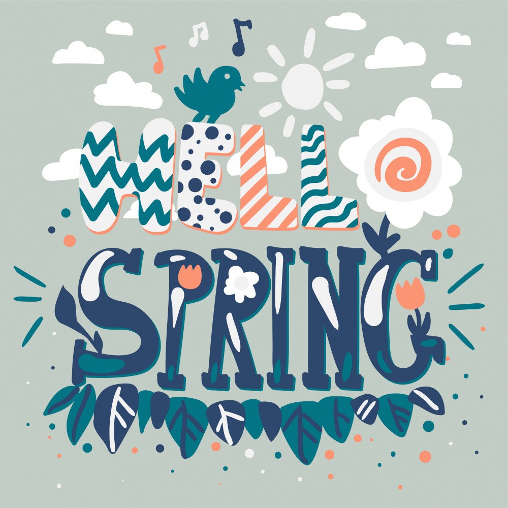 Hello Spring Banner