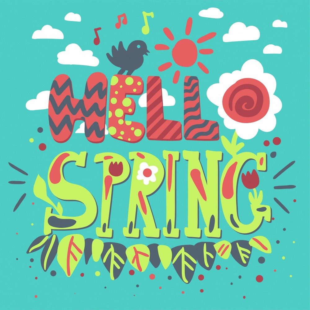 Hello Spring Banner
