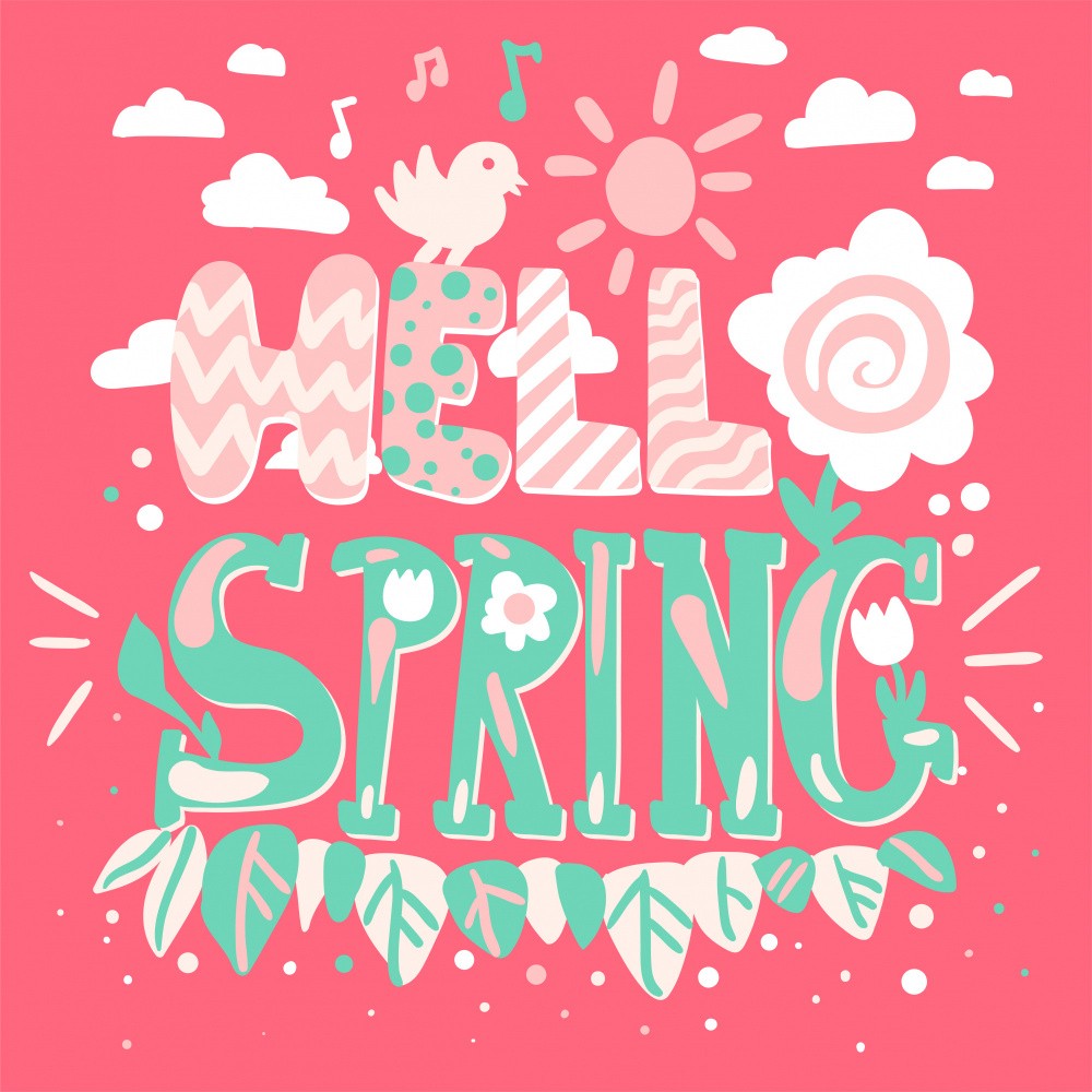 Hello Spring Banner