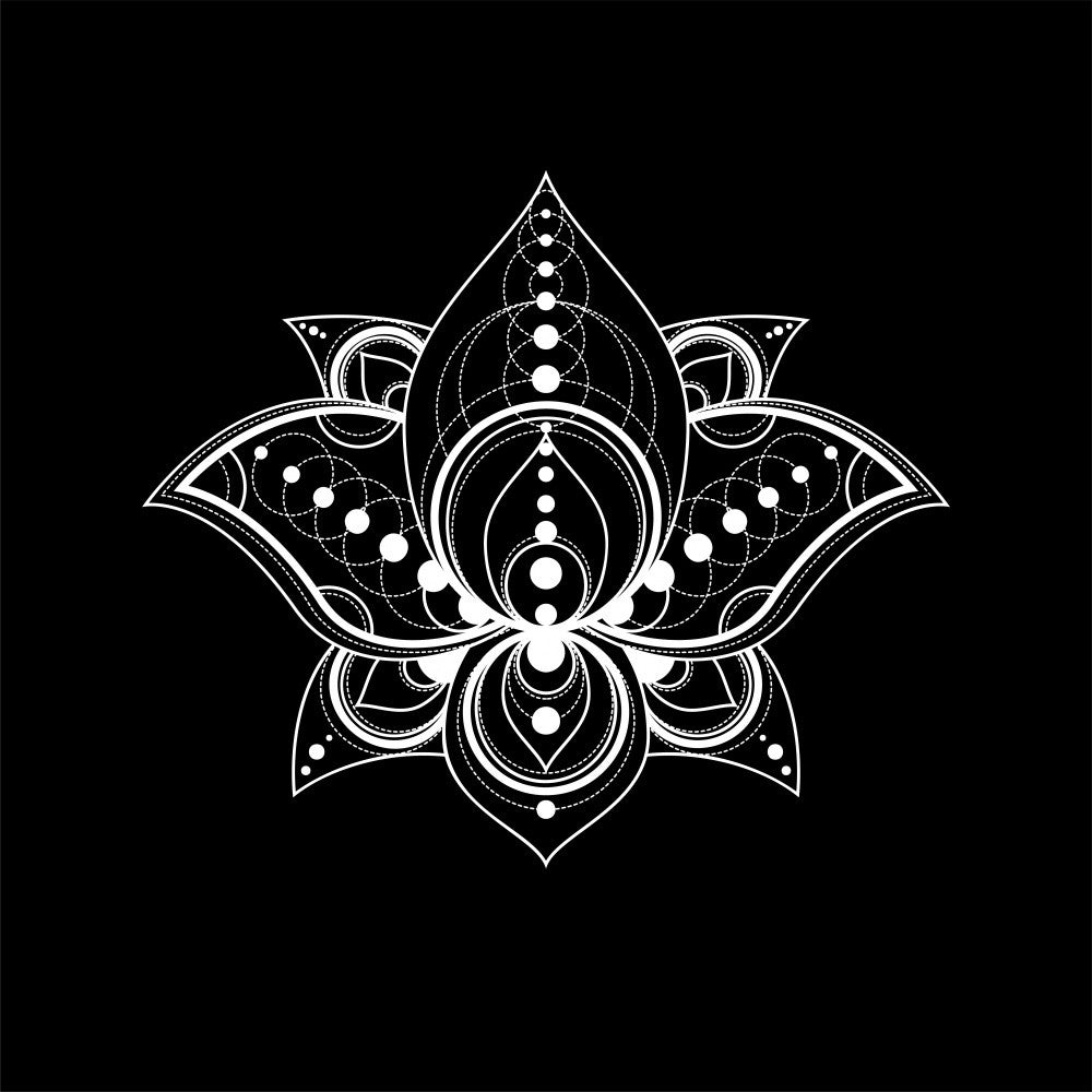 Geometric Lotus Mandala