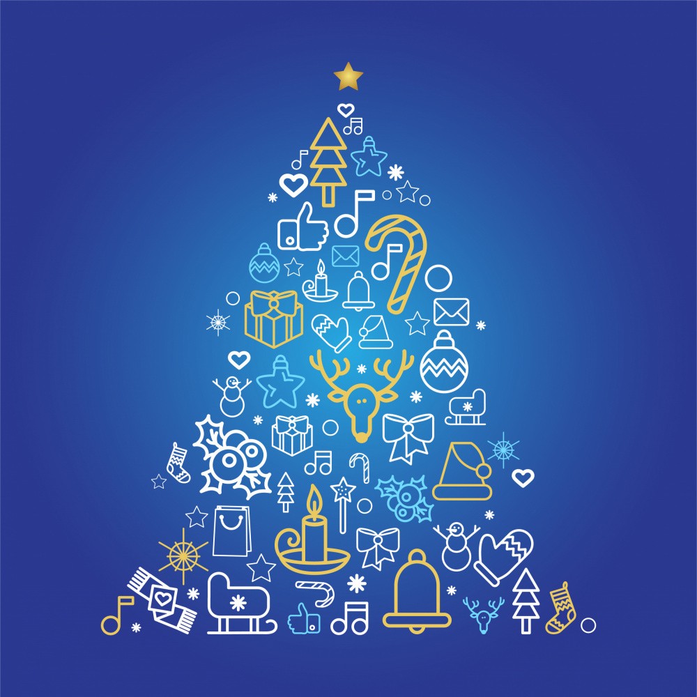 Merry Christmas Festive Icons