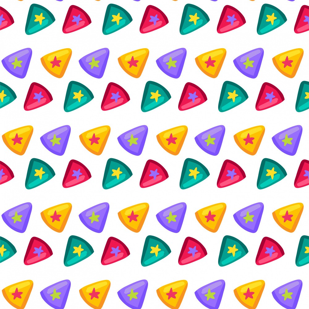 Colorful Musical Pattern