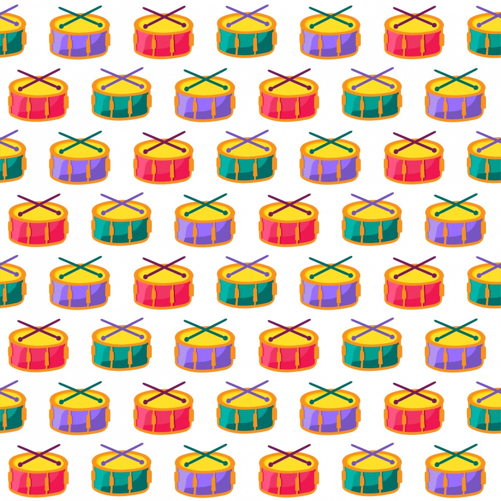 Colorful Musical Pattern