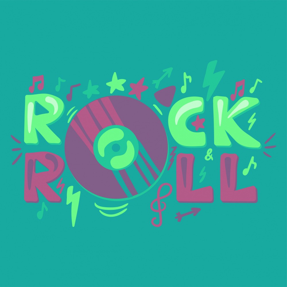 Retro Rock N Roll Label